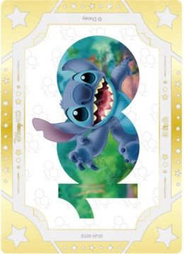 Cardfun Joyful Stitch Limited Art Gold Card Disney 100 D100-SP16