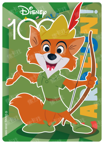 Cardfun Joyful Robin Hood Rainbow Card Disney 100 D100-SR85