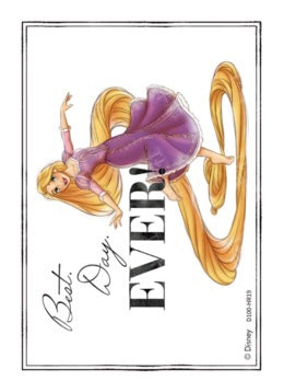 Cardfun Joyful Rapunzel Lenticular Card Disney 100 D100-HR19