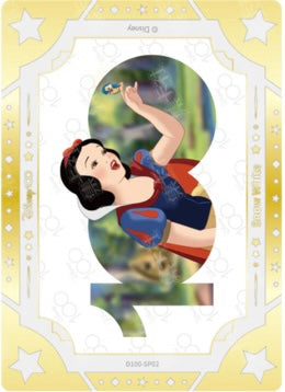 Cardfun Joyful Snow White Limited Art Gold Card Disney 100 D100-SP02