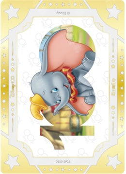 Cardfun Joyful Dumbo Limited Art Gold Card Disney 100 D100-SP13