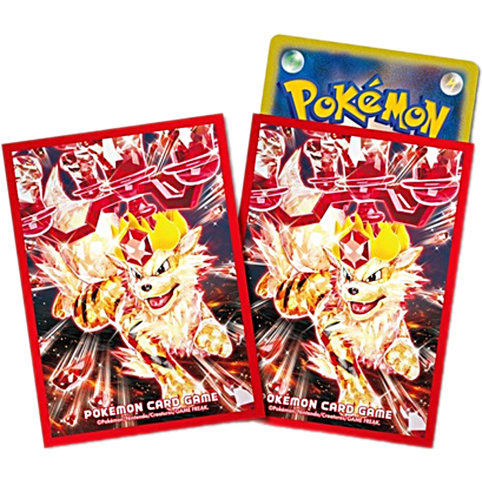 Pokemon Center Japan - Terastal Arcanine Card Sleeves Pack