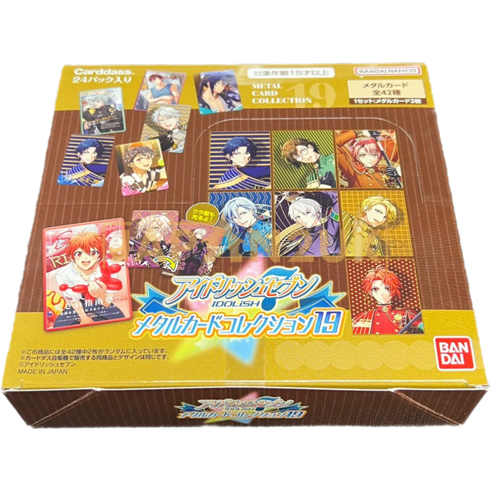 Carddass IDOLiSH7 Metal Card Collection 19 Japanese Booster Box
