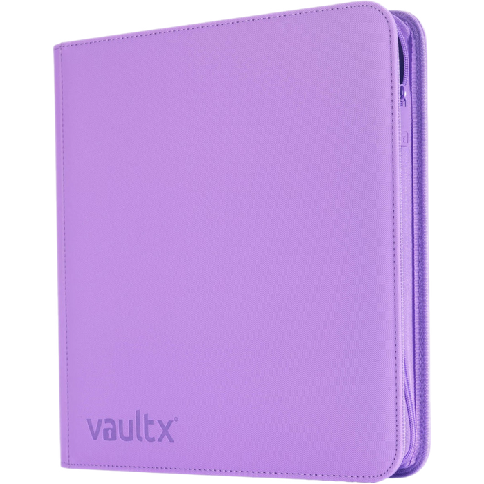 Vault X - 12-Pocket Exo-Tec® - Zip Binder - Purple
