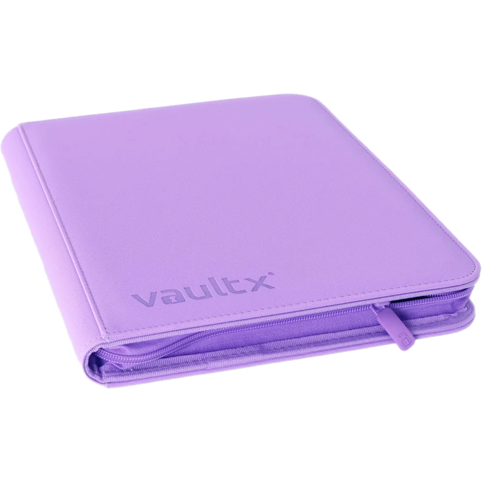 Vault X - 9-Pocket Exo-Tec® - Zip Binder - Purple