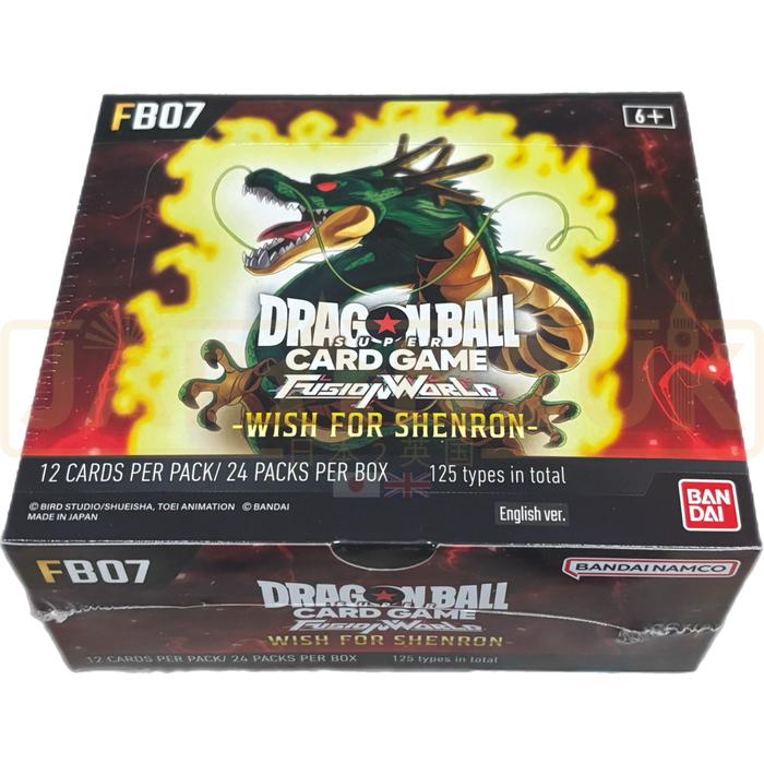 Dragon Ball Super Fusion World Wish For Shenron FB07 English Booster Box