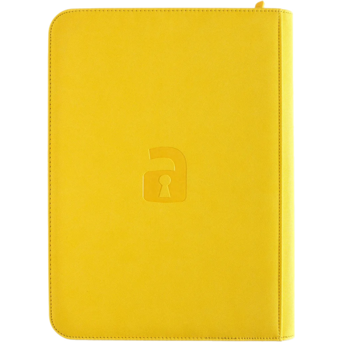 Vault X - 9-Pocket Exo-Tec® - Zip Binder - Sunrise Yellow