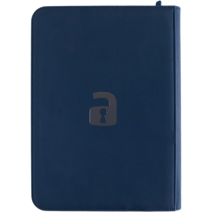 Vault X - 9-Pocket Exo-Tec® - Zip Binder - Royal Blue
