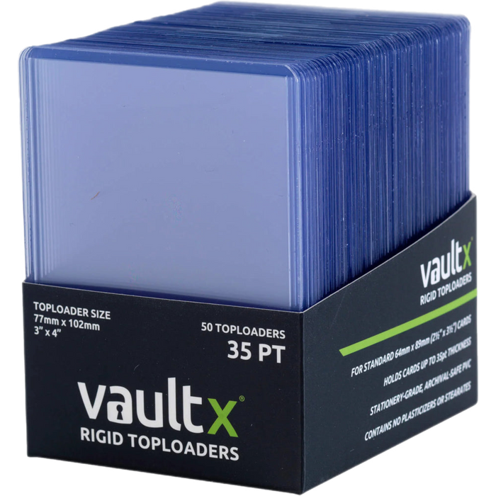 Vault Count Vault X - Toploaders x50 Count 35pt Rigid Plastic 3