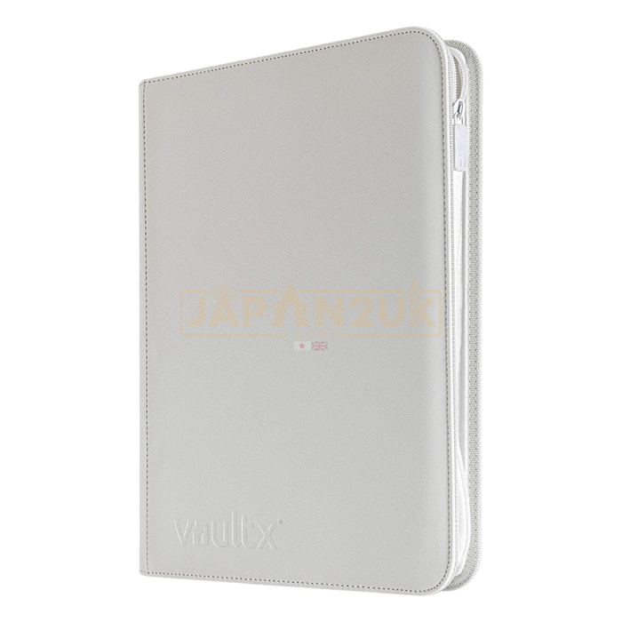 Vault X - 9-Pocket Exo-Tec® - Zip Binder - White Edition