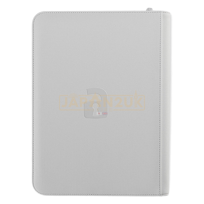 Vault X - 9-Pocket Exo-Tec® - Zip Binder - White Edition