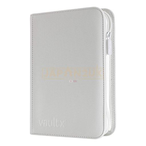 Vault X - 4-Pocket Exo-Tec® - Zip Binder - White Edition — Japan2UK Vault X - 4-Pocket Exo-Tec® - Zip Binder - White Edition — Japan2UK