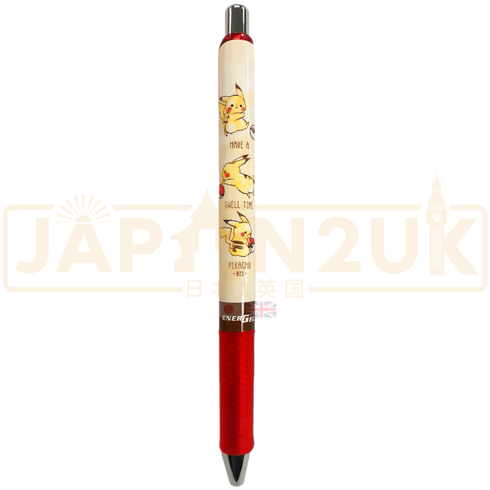 Pokemon Center Japan -  Pikachu Number 025 Stripe Ballpoint Pen