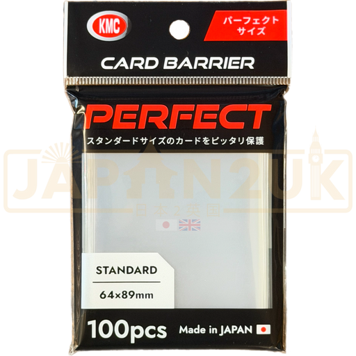 KMC Card Barrier Perfect Fit Clear Card Sleeves x100.