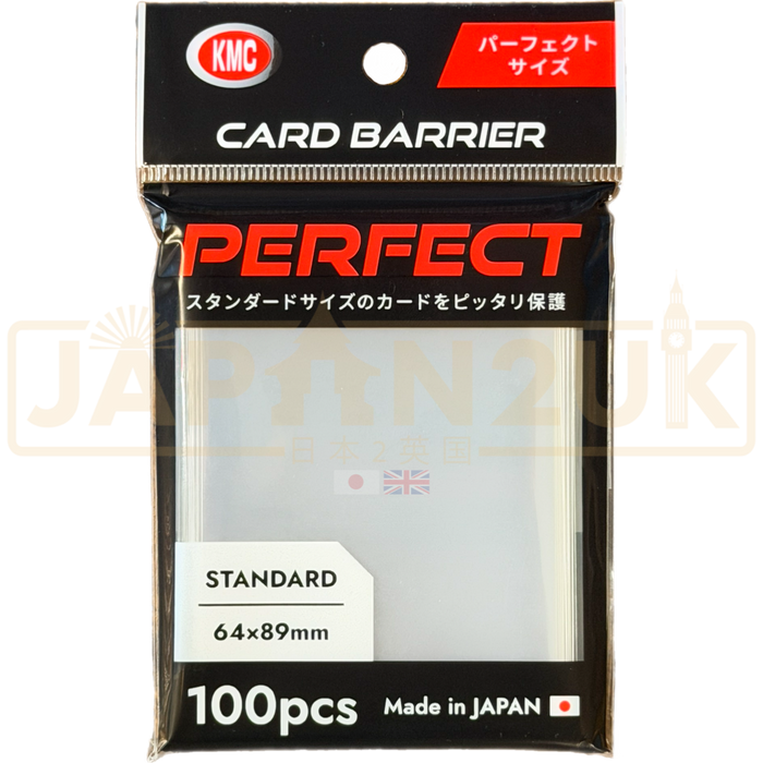KMC Card Barrier Perfect Fit Clear Card Sleeves x100.