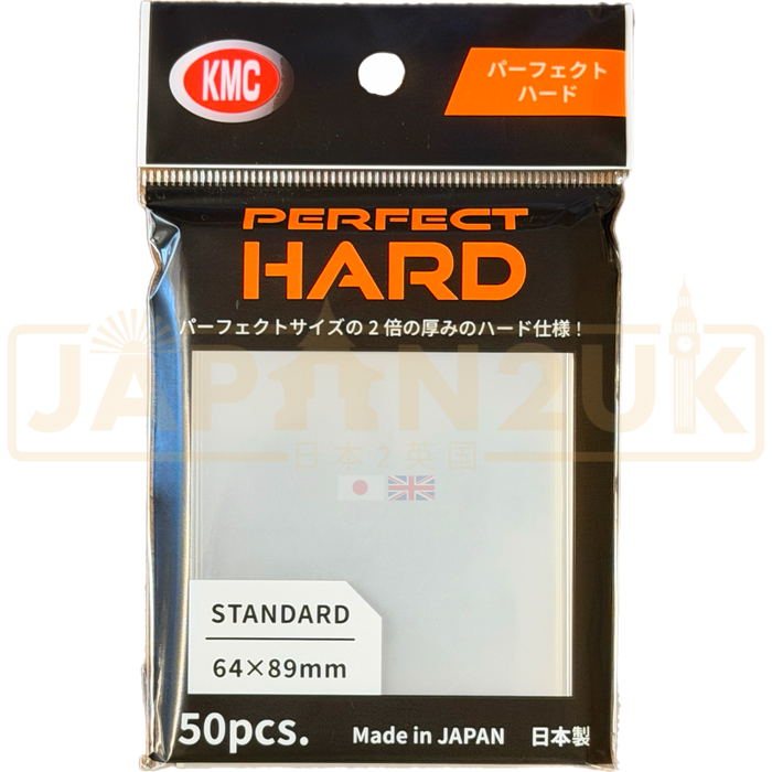 KMC Card Barrier Perfect Hard Clear Card Sleeves x50