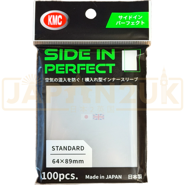 KMC Card Barrier Side in Perfect Clear Card Sleeves x100