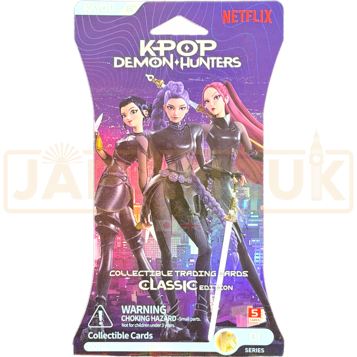 Kayou KPop Demon Hunters Classic Edition Gold Series 01 English Sleeved Booster Pack