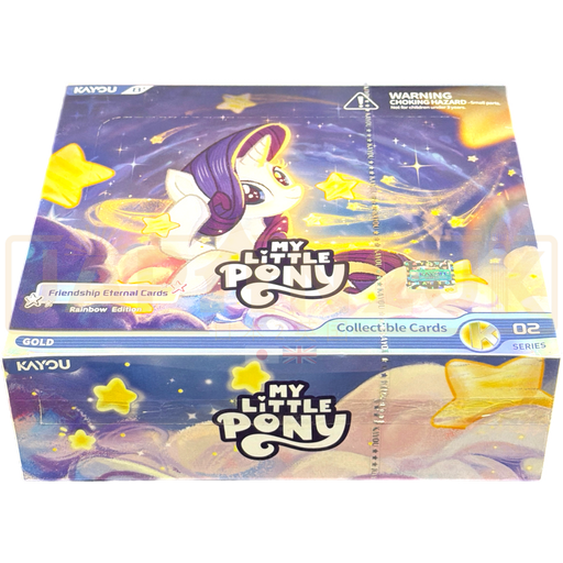 Kayou My Little Pony Friendship Eternal Cards Rainbow Edition Gold Series 02 English Booster Box