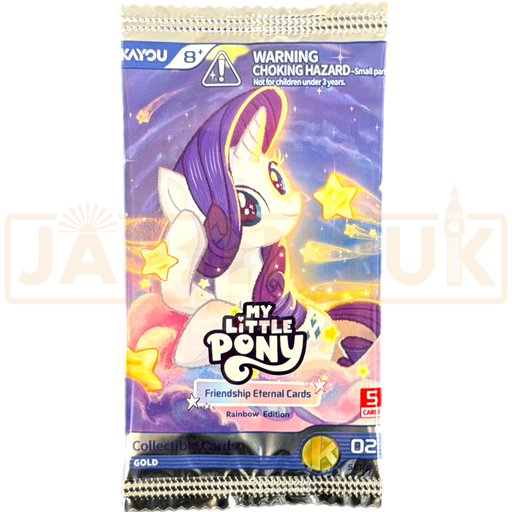 Kayou My Little Pony Friendship Eternal Cards Rainbow Edition Gold Series 02 English Booster Pack