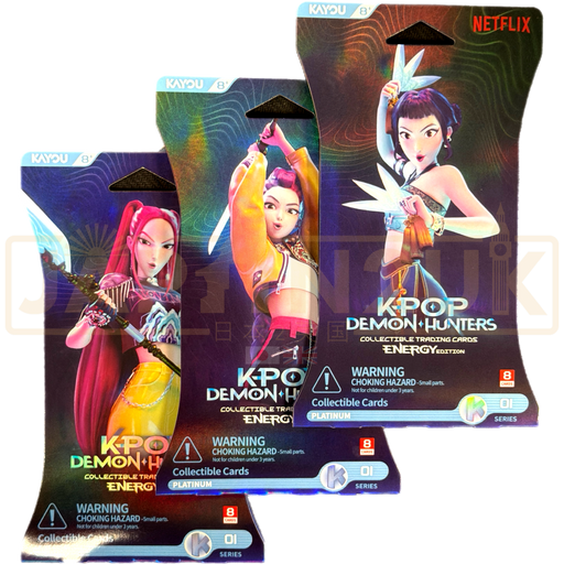 Kayou Pop Demon Hunters Energy Edition Platinum Series 01 English Sleeved Booster Pack