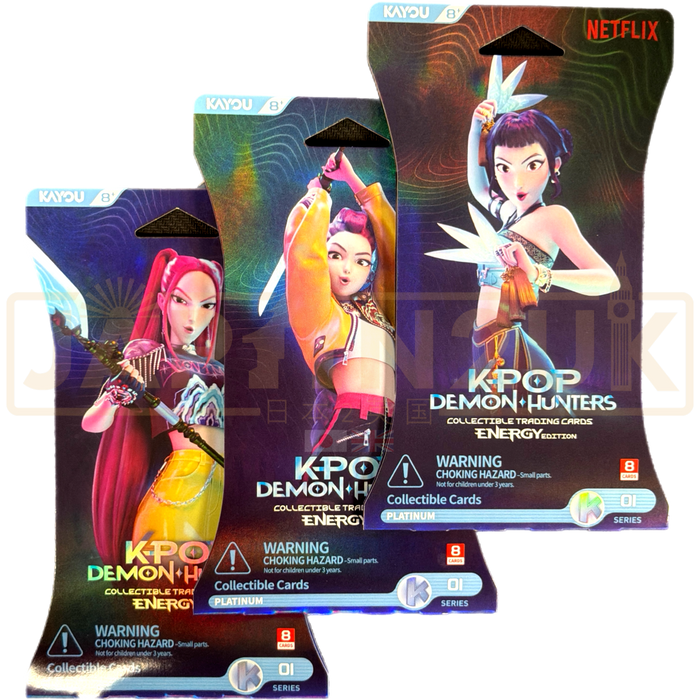 Kayou Pop Demon Hunters Energy Edition Platinum Series 01 English Sleeved Booster Pack
