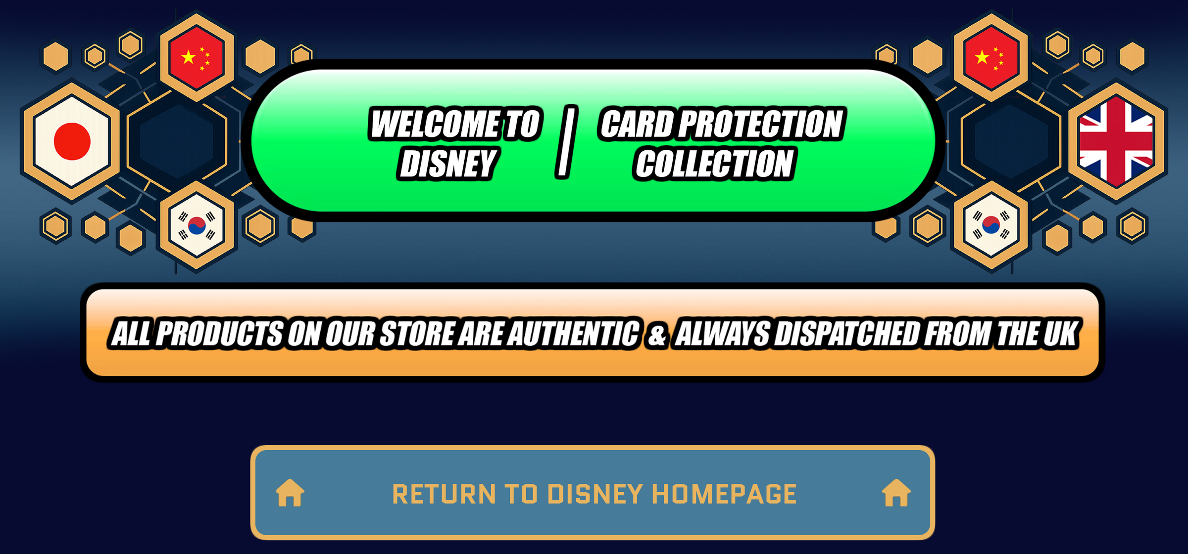 Disney Card Protection — Japan2UK