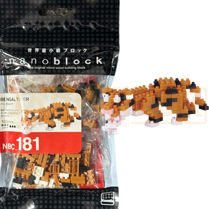 Nanoblock Animal Series - Bengal Tiger NBC_181