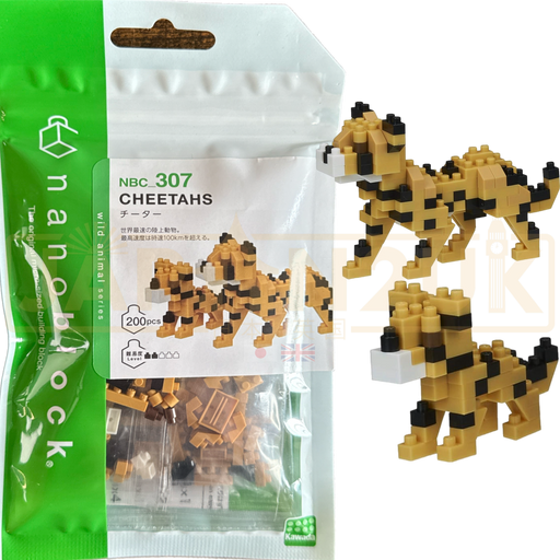 Nanoblock Animal Series - Cheetahs NBC_307