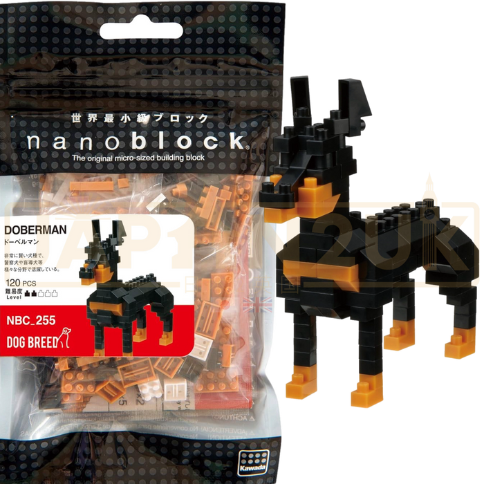Nanoblock Animal Series - Doberman NBC_255