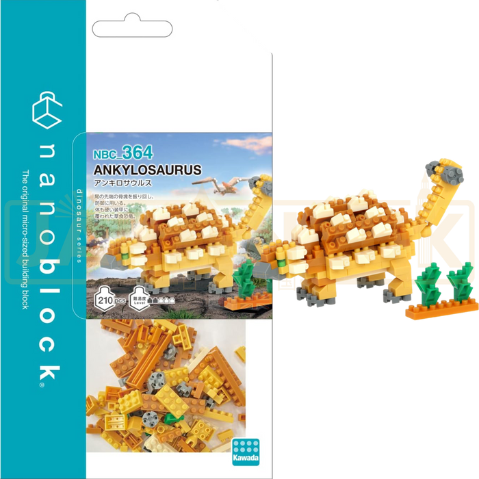 Nanoblock Dinosaur Series - Ankylosaurus NBC_364