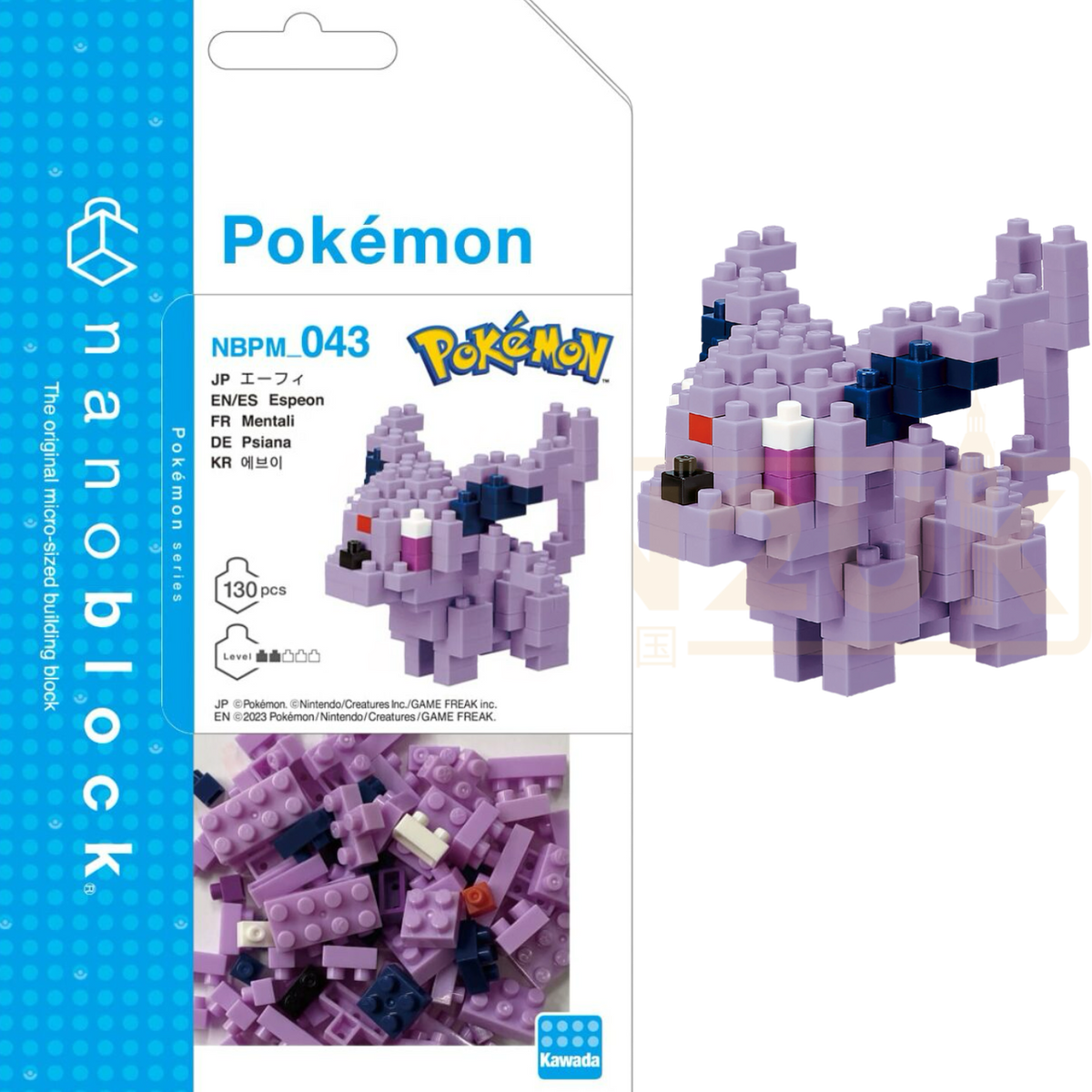 nanoblock - Pokémon - Lugia, Pokémon Series Building Kit nanoblock - Pokémon - Lugia, Pokémon Series Building Kit