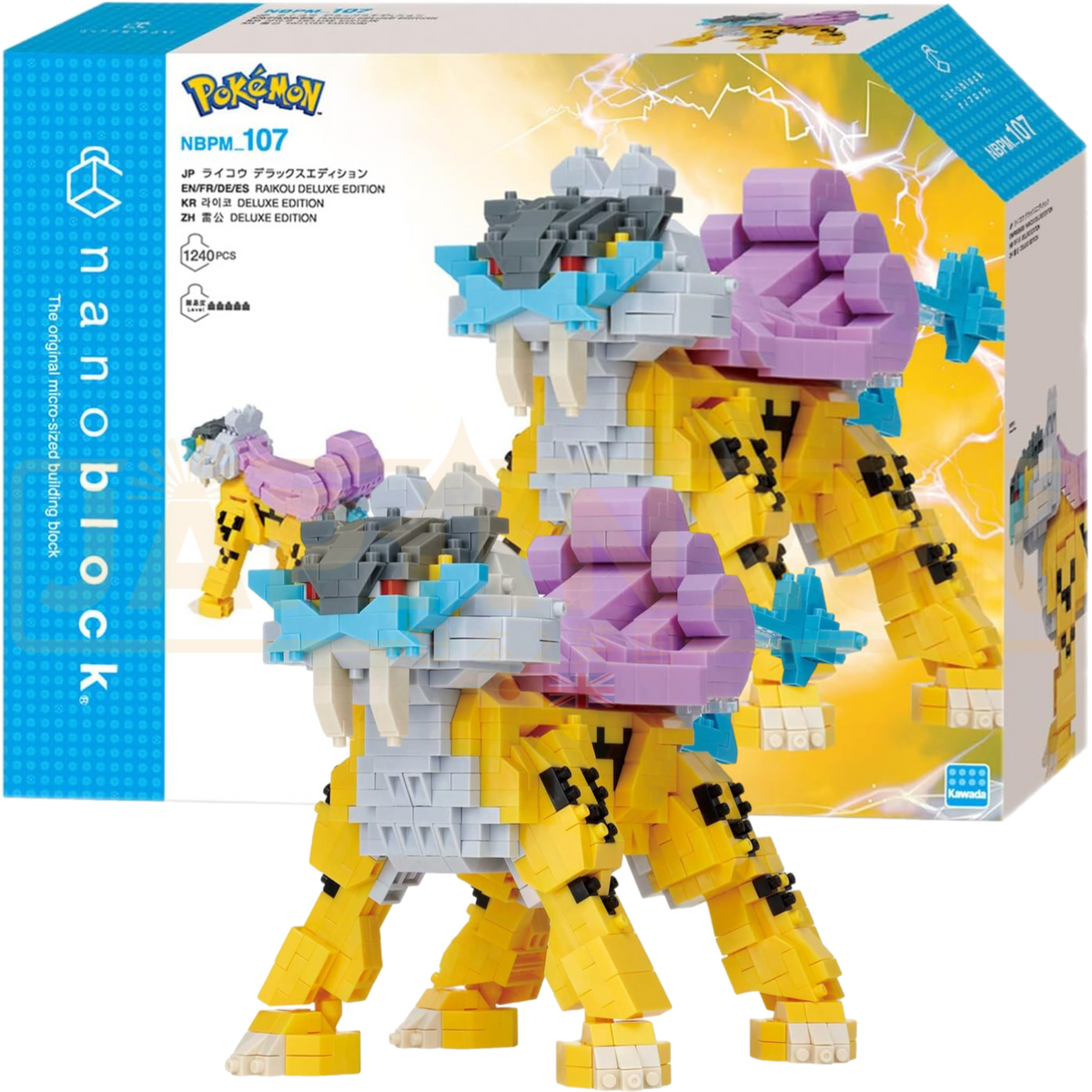 Nanoblock Pokemon - Raikou-DX NBPM_107 — Japan2UK
