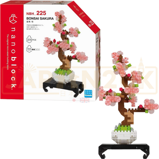Nanoblock World Series - Bonsai Sakura NBH_225