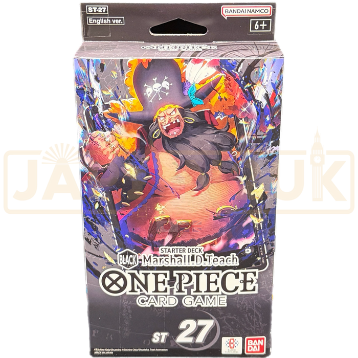 One Piece Black Marshall.D.Teach ST-27 English Starter Deck