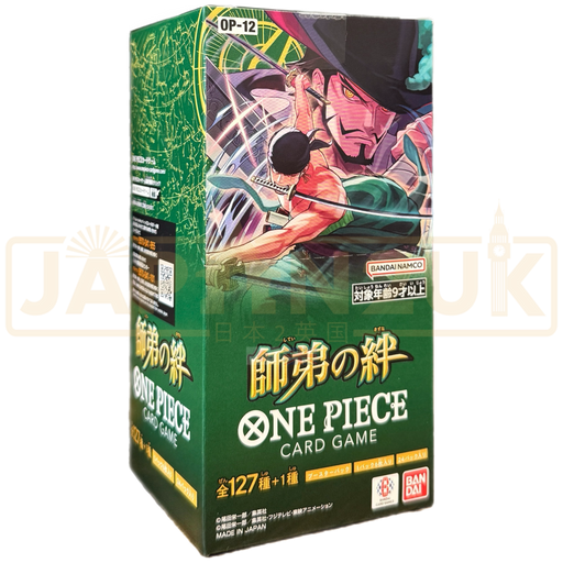 One Piece Bonds of Master and Disciple OP-12 Japanese Booster Box