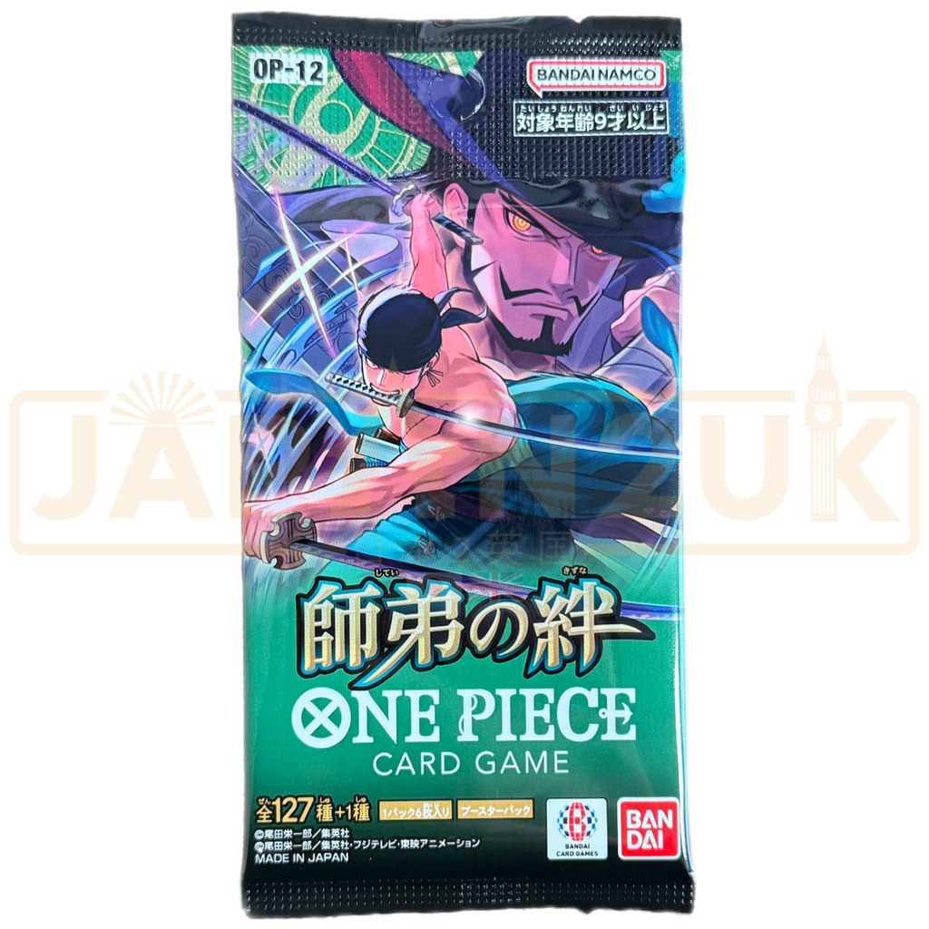 One Piece Bonds of Master and Disciple OP-12 Japanese Booster Pack Japan2UK One Piece Bonds of Master and Disciple OP-12 Japanese Booster Pack Japan2UK