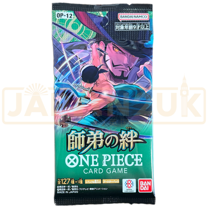 One Piece Bonds of Master and Disciple OP-12 Japanese Booster Pack Japan2UK One Piece Bonds of Master and Disciple OP-12 Japanese Booster Pack Japan2UK
