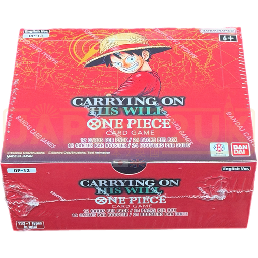 one piece carrying on his will booster box One Piece Carrying on His Will OP-13 English Booster Box — Japan2UK