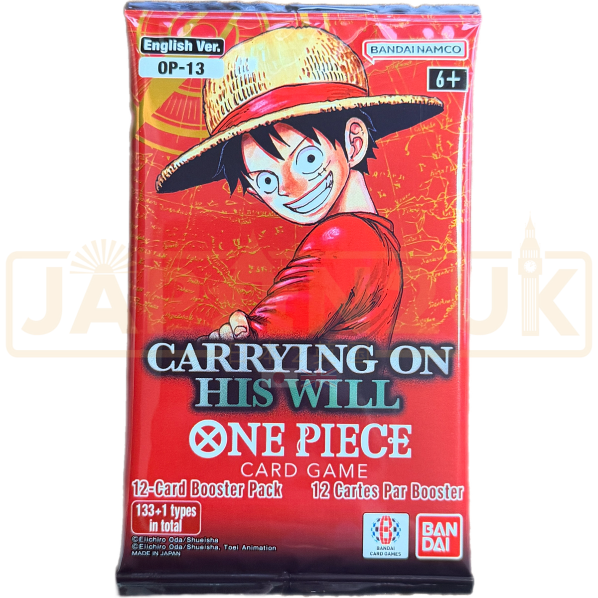 One Piece Carrying on His Will OP-13 English Booster Pack — Japan2UK