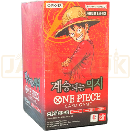 One Piece Carrying on His Will OPK-13 Korean Booster Box