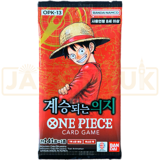 One Piece Carrying on His Will OPK-13 Korean Booster Pack