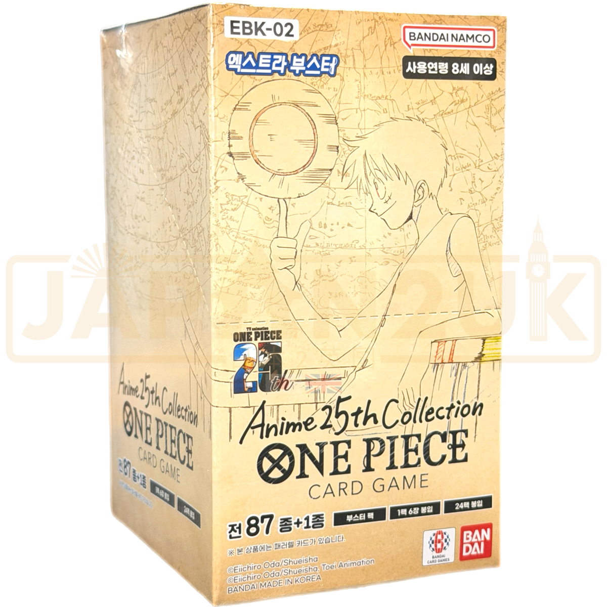 One Piece Extra Booster Anime 25th Collection EBK-02 Korean Booster Bo Japan2UK One Piece Extra Booster Anime 25th Collection EBK-02 Korean Booster Bo Japan2UK