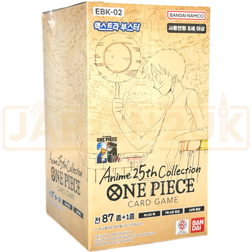 One Piece Extra Booster Anime 25th Collection EBK-02 Korean Booster Box