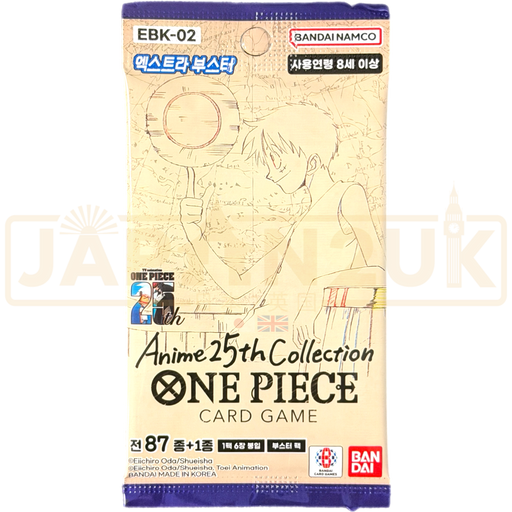 One Piece Extra Booster Anime 25th Collection EBK-02 Korean Booster Pack