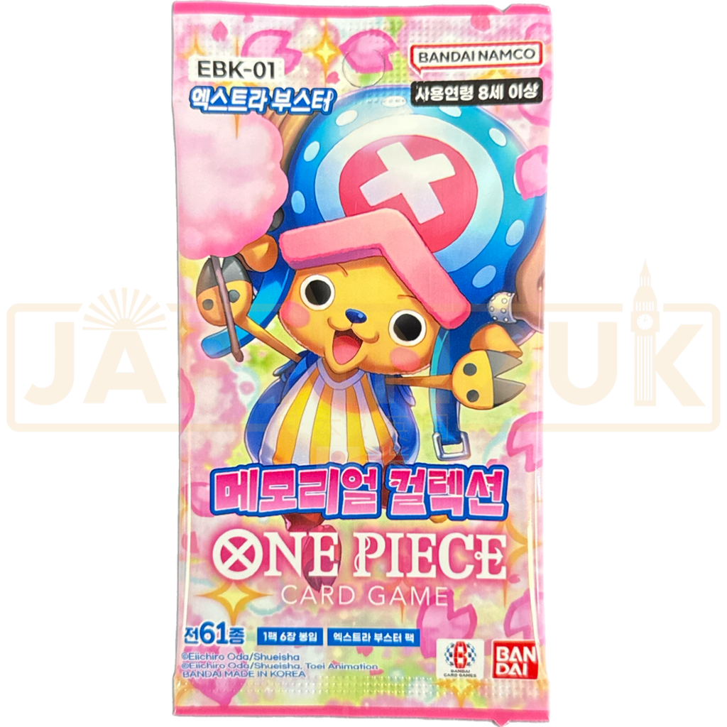 One Piece Extra Booster Memorial Collection EBK-01 Korean Booster Pack — Japan2UK