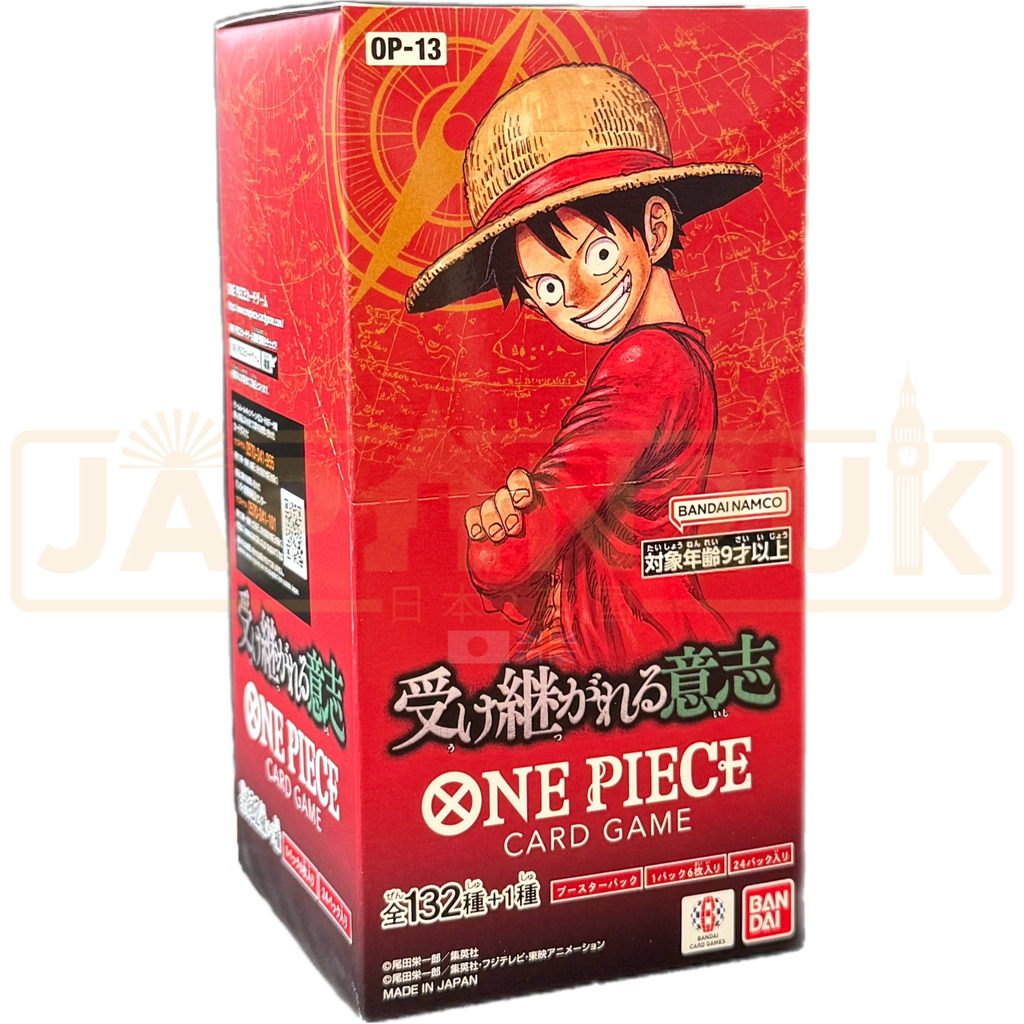 One Piece Inherited Will OP-13 Japanese Booster Box — Japan2UK