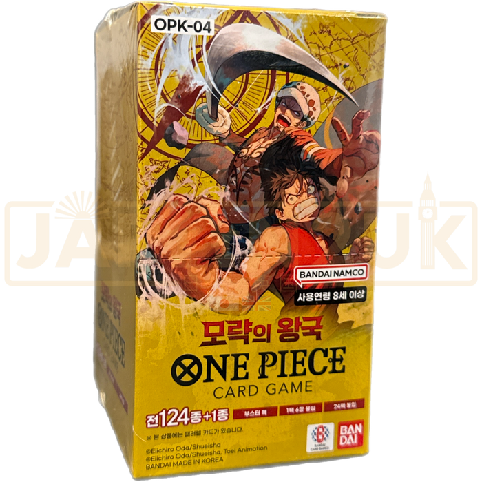 One Piece Kingdom of Conspiracies OPK-04 Korean Booster Box Japan2UK One Piece Kingdom of Conspiracies OPK-04 Korean Booster Box Japan2UK