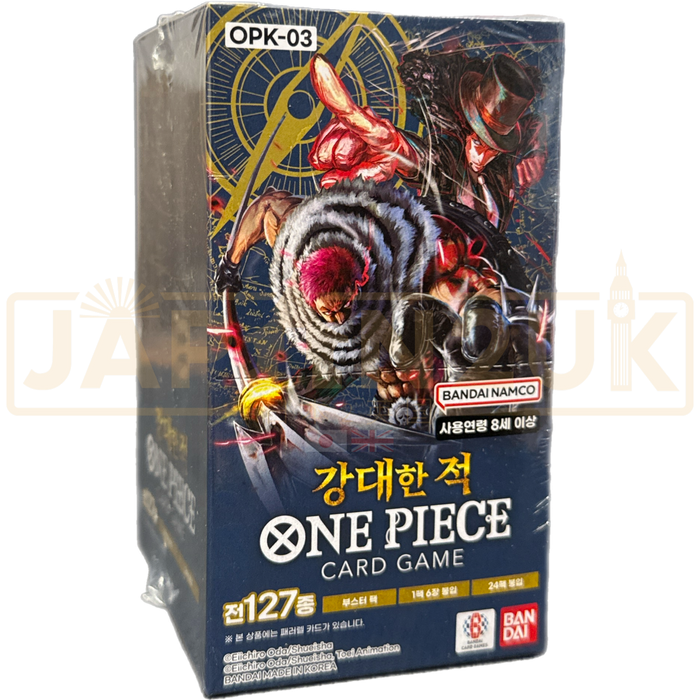 One Piece TCG: Korean Pillars of Strength Booster Box (OPK-03) One Piece TCG: Korean Pillars of Strength Booster Box (OPK-03)