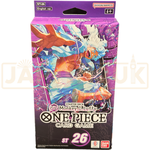 One Piece Purple/Black Monkey.D.Luffy ST-26 English Starter Deck
